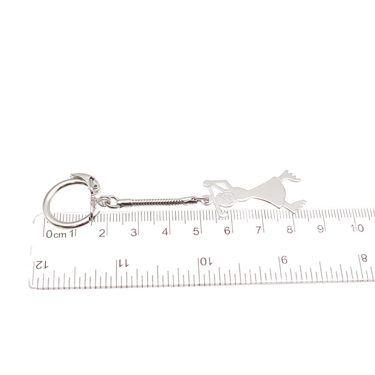 American Jewelry Chain Co 925 Sterling Vintage Female Golf Player Key Fob Holder