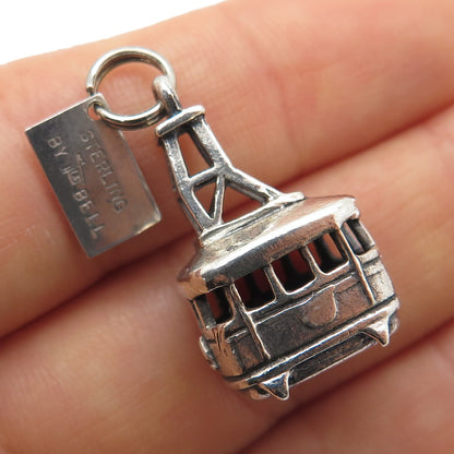 BELL TRADING 925 Sterling Silver Vintage Sandia Peak Tramway 3D Charm Pendant
