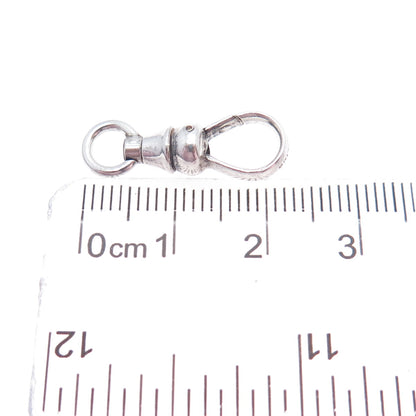 925 Sterling Silver Antique Art Deco Bracelet / Necklace Lobster Lock Clasp