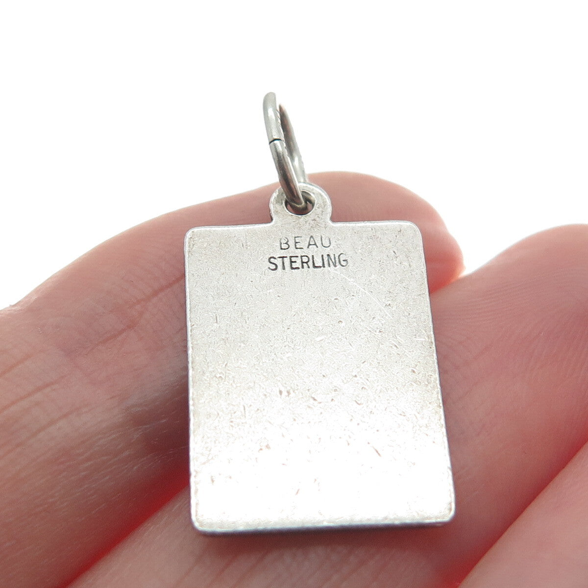 BEAU 925 Sterling Silver Antique Graduation Day Icons Charm Pendant