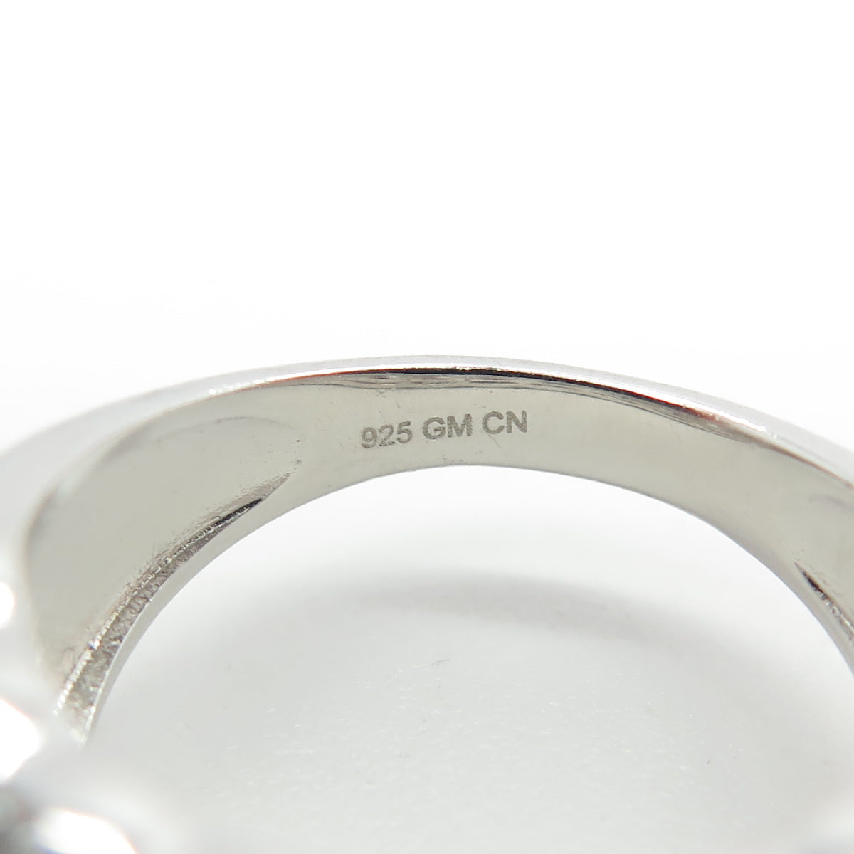 925 Sterling Silver Multi-C Z Ring Size 7