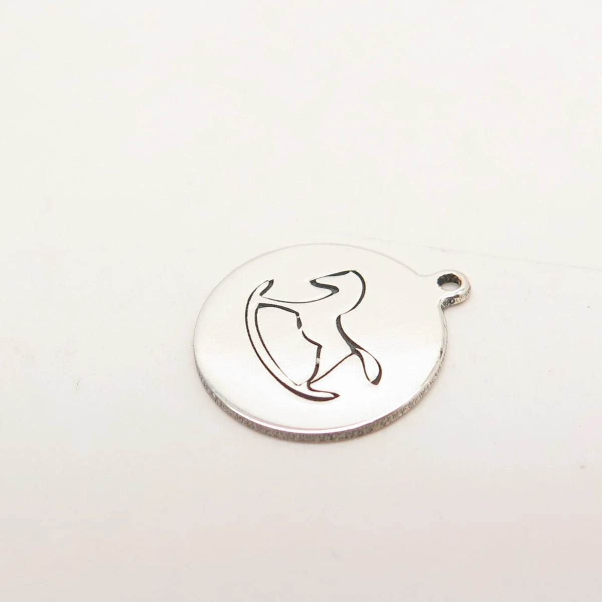 925 Sterling Silver USA Two In Town Rocking Horse Charm Pendant