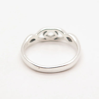 925 Sterling Silver Vintage Celtic Ring Size 7.75