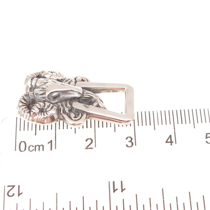 Tiffany & Co. 925 Sterling Silver Vintage Aries Zodiac Sign Slide Charm Pendant