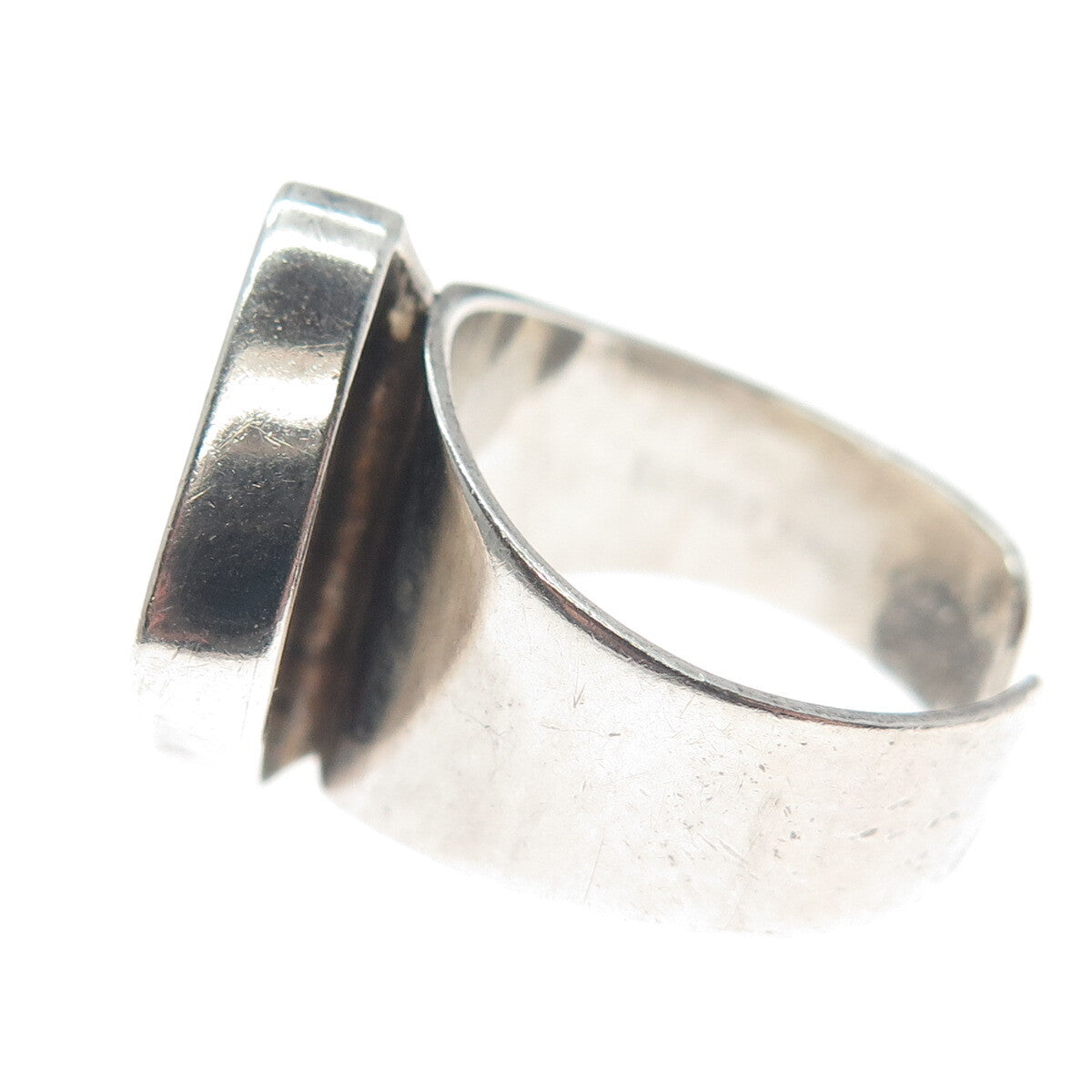 JOACHIM S’PALIU 925 Sterling Vintage Spain Modernist Adjustable Ring Size 5.75
