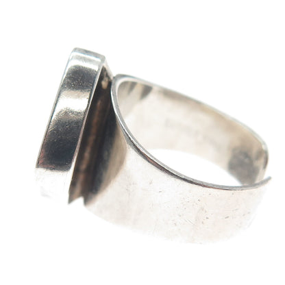 JOACHIM S’PALIU 925 Sterling Vintage Spain Modernist Adjustable Ring Size 5.75