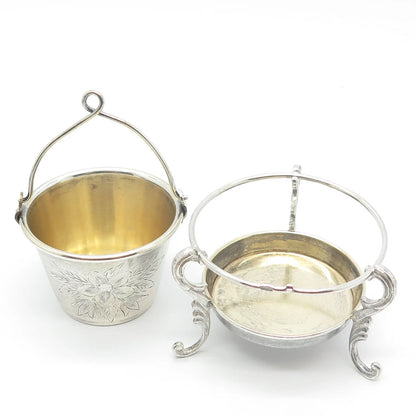 875 Silver Antique Bucket Tea Infuser