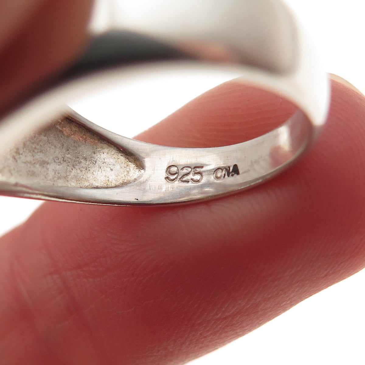 Pranda 925 Sterling Vintage Topaz Amethyst Peridot Citrine & Garnet Ring Size 7