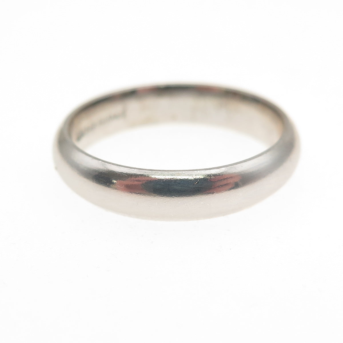 925 Sterling Silver Vintage Classic Wedding Band Ring Size 6.25