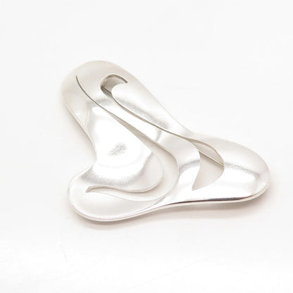 925 Sterling Silver Vintage Mexico Modernist Pin Brooch
