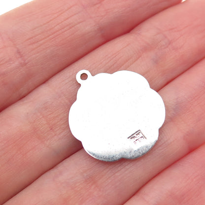 925 Sterling Silver Vintage Lucky Number 21 Mini Charm Pendant