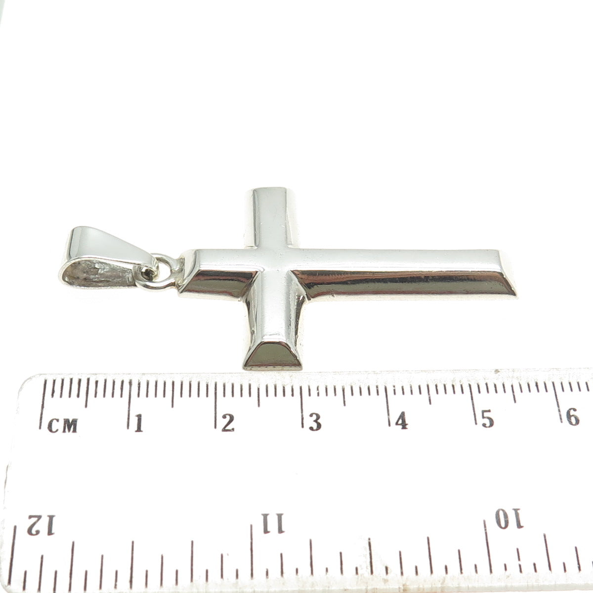 925 Sterling Silver Vintage Mexico Cross Pendant