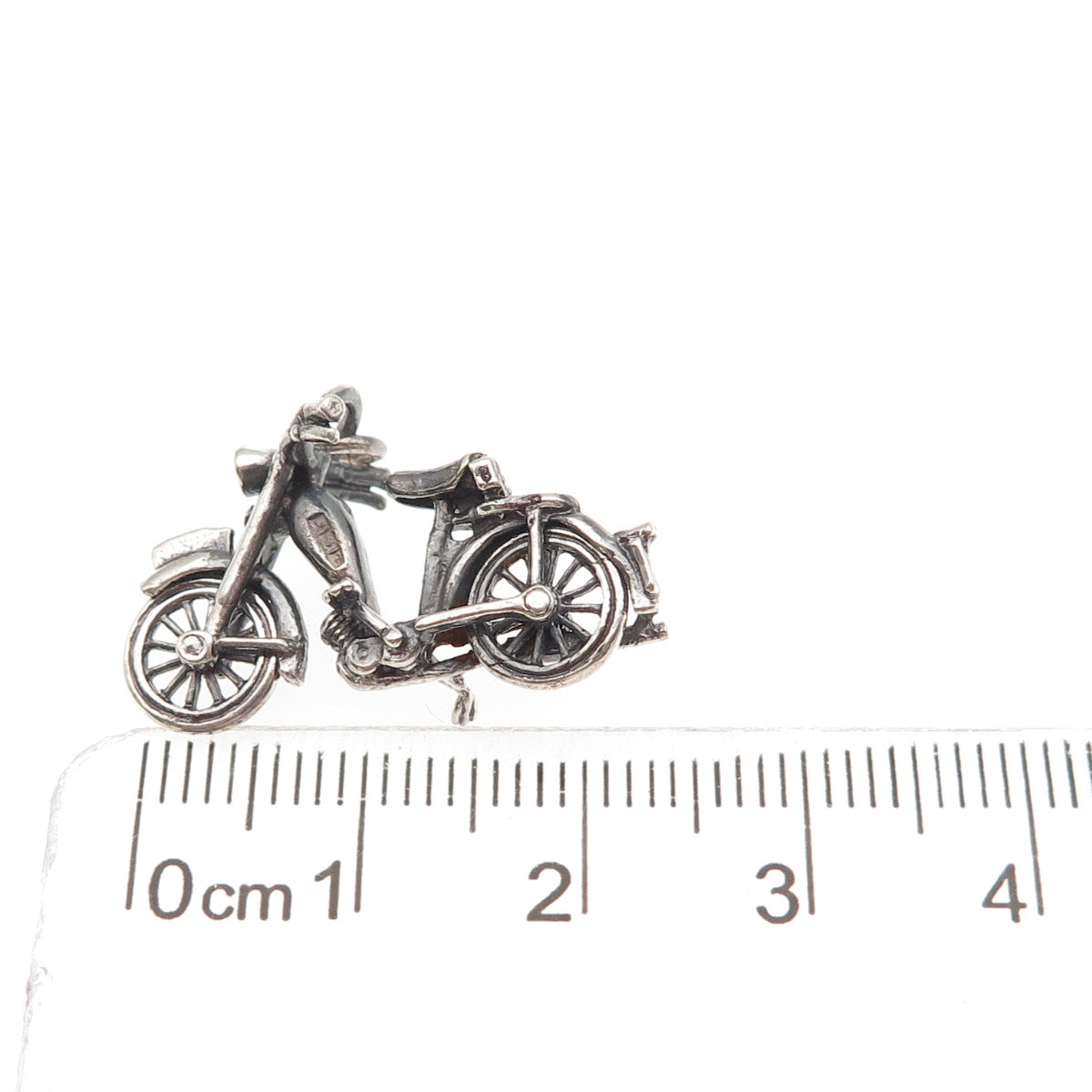 Payton Pepper & Sons Sterling Vintage 1971 Birmingham Motorcycle Charm Pendant