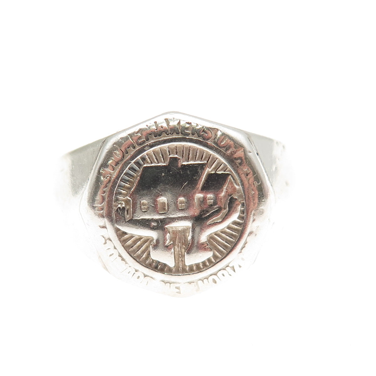LGB BALFOUR Sterling Silver Vintage Future Homemakers of America Ring Size 7.25