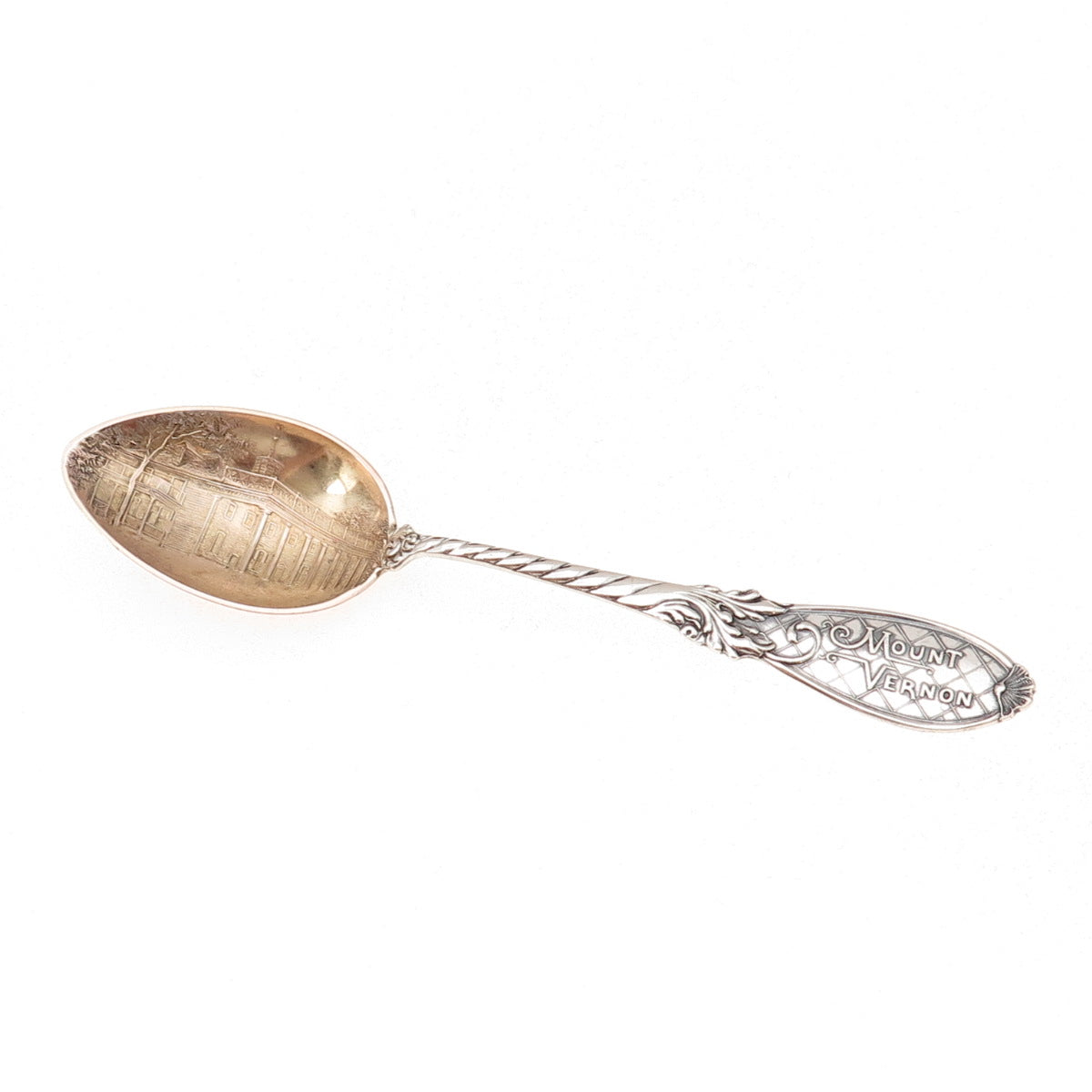 Howard 925 Sterling Silver Antique Art Deco Mount Vernon Coffee Spoon