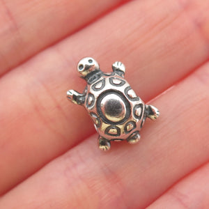 Pandora 925 Sterling Silver Turtle Slide Bead Charm