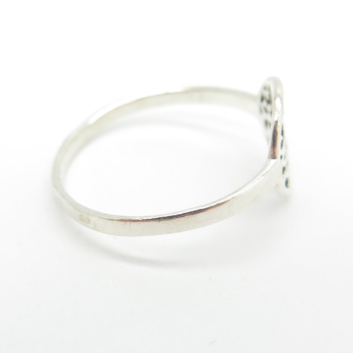 925 Sterling Silver Vintage Tree of Life Ring Size 9