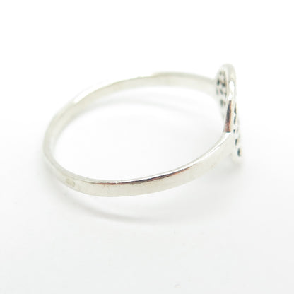 925 Sterling Silver Vintage Tree of Life Ring Size 9