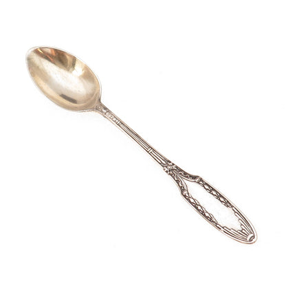 800 Silver Antique Art Deco Germany Coffee Spoon