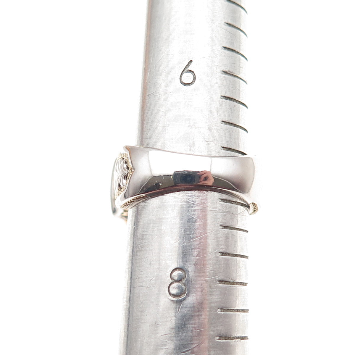 MICHAEL VALITUTTI Gems En Vogue 925 Sterling 2-Tone Garnet & Ruby Ring Size 7.25