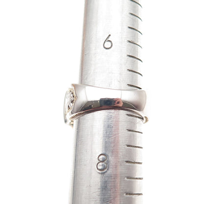 MICHAEL VALITUTTI Gems En Vogue 925 Sterling 2-Tone Garnet & Ruby Ring Size 7.25