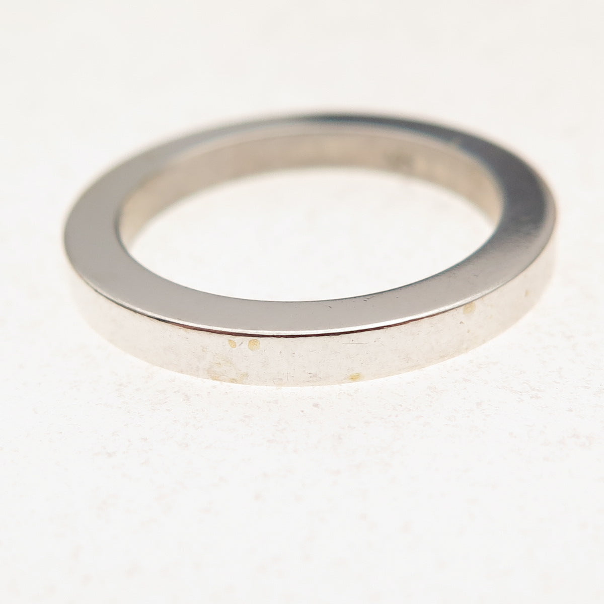 925 Sterling Silver Vintage Stackable Wedding Band Ring Size 6