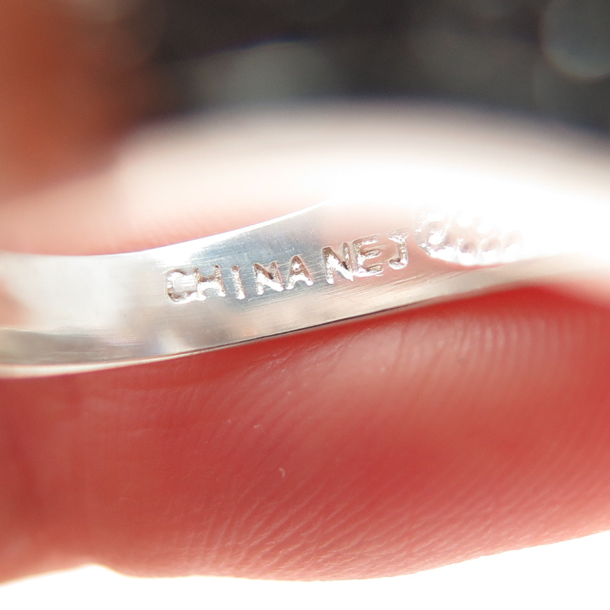 925 Sterling Silver Pear Round & Tapered Baguette-Cut C Z Heart Ring Size 7