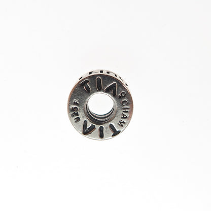 CHAMILIA 925 Sterling Silver Aunt Tante Tia Slide Bead Charm
