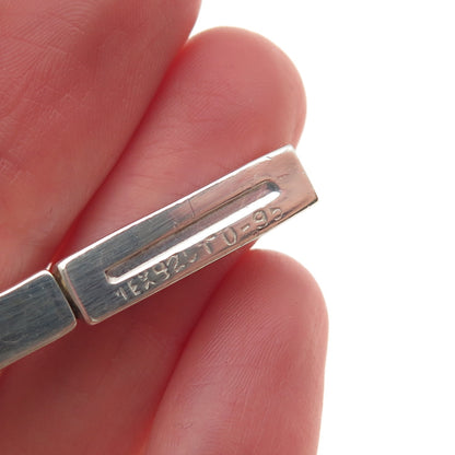 925 Sterling Silver Vintage Mexico Tennis Racket Key Ring Holder