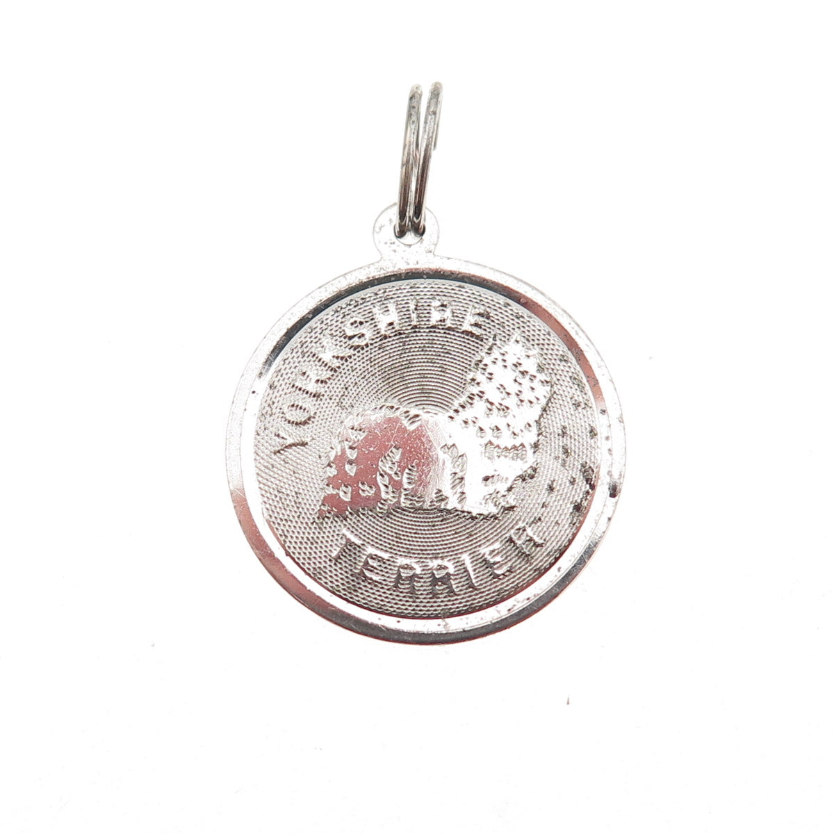 Town & Country 925 Sterling Silver Vintage Yorkshire Terrier Mini Charm Pendant