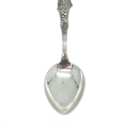 WATSON Sterling Silver Antique Art Deco Illinois States & Cities Coffee Spoon