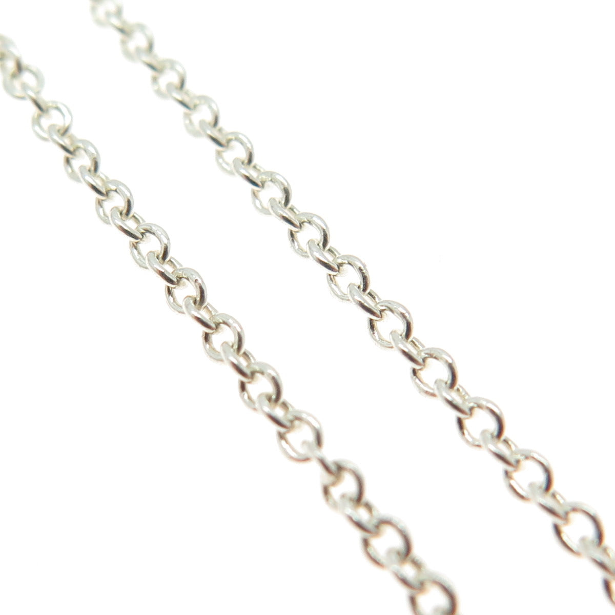 925 Sterling Silver Cable Chain Necklace 16"