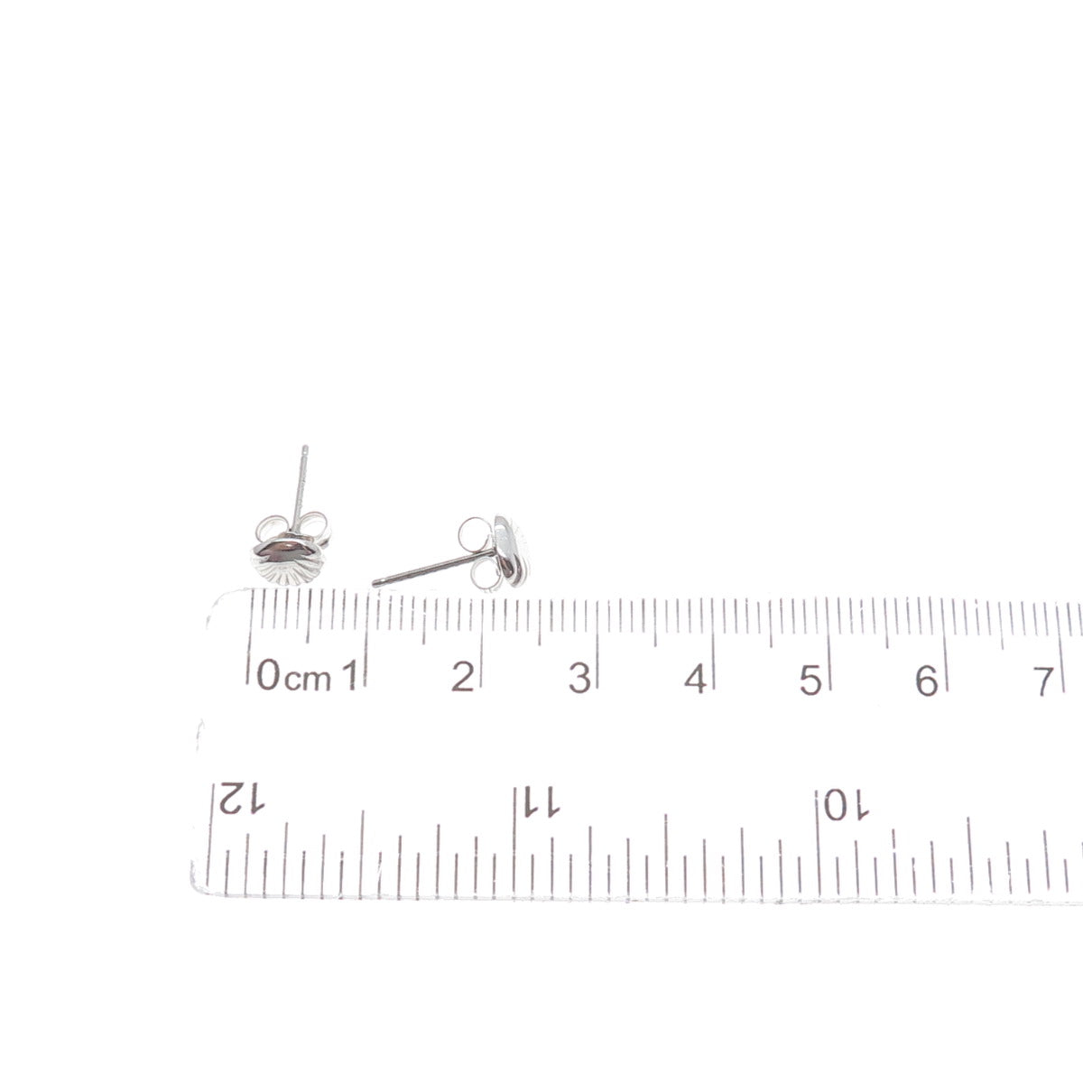 925 Sterling Silver Seashell Stud Earrings