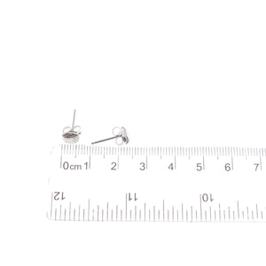 925 Sterling Silver Seashell Stud Earrings