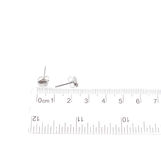 925 Sterling Silver Seashell Stud Earrings