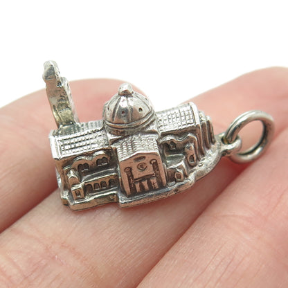 CREED 925 Sterling Antique Basilica of the National Shrine Washington Pendant