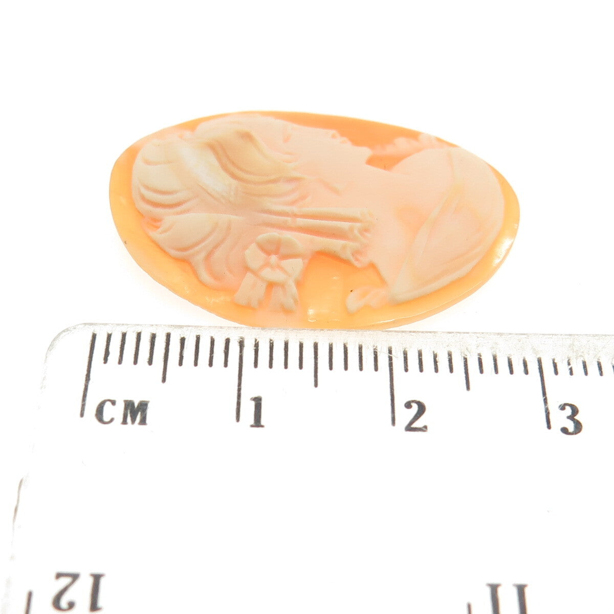 Antique Victorian Real Carved Mother-of-Pearl Lady Cameo