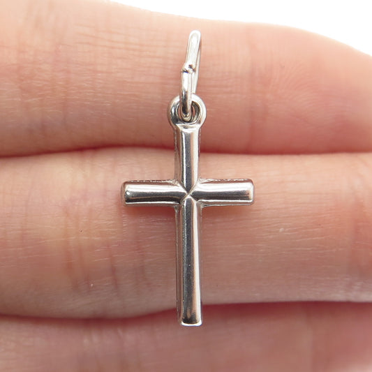 925 Sterling Silver Vintage Italy Cross Pendant