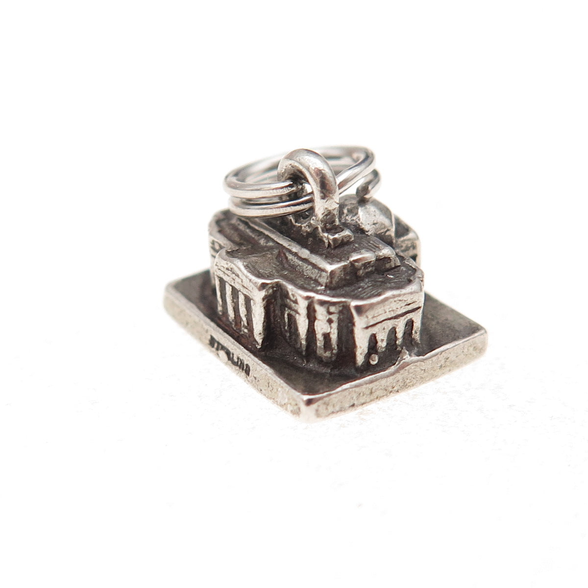 925 Sterling Silver Vintage Thomas Jefferson's Monticello Plantation Pendant