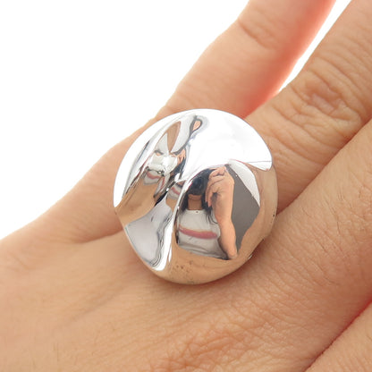 Matti J. Hyvarinen 925H Sterling Vintage 1972 Finland Modernist Ring Size 6.25