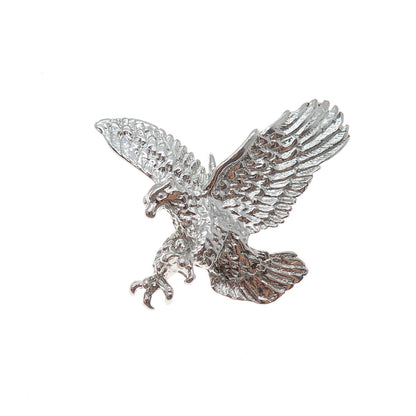 925 Sterling Silver Vintage American Eagle Pendant