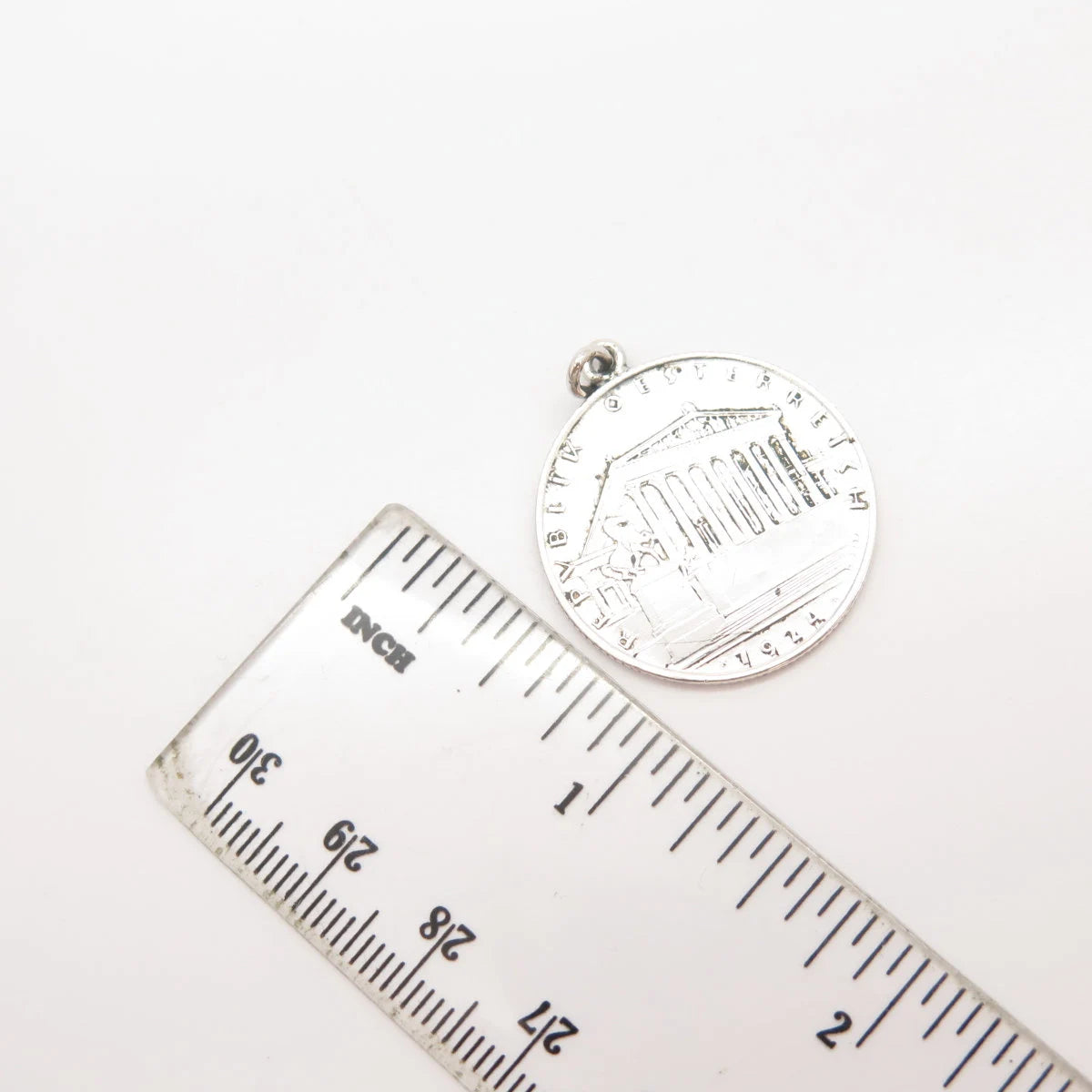 925 Sterling Silver Vintage "1924 Republik Osterreich" Charm Pendant