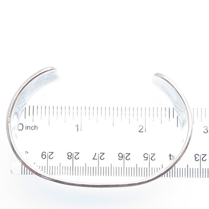 Old Pawn Hopi Sterling Silver Vintage Southwestern Adjustable Cuff Bracelet 6.5"