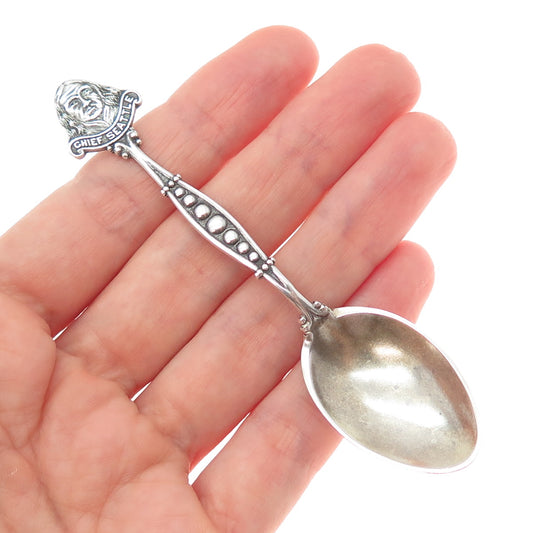 JOSEPH MAYER Sterling Vintage 1962 Chief Seattle States & Cities Coffee Spoon
