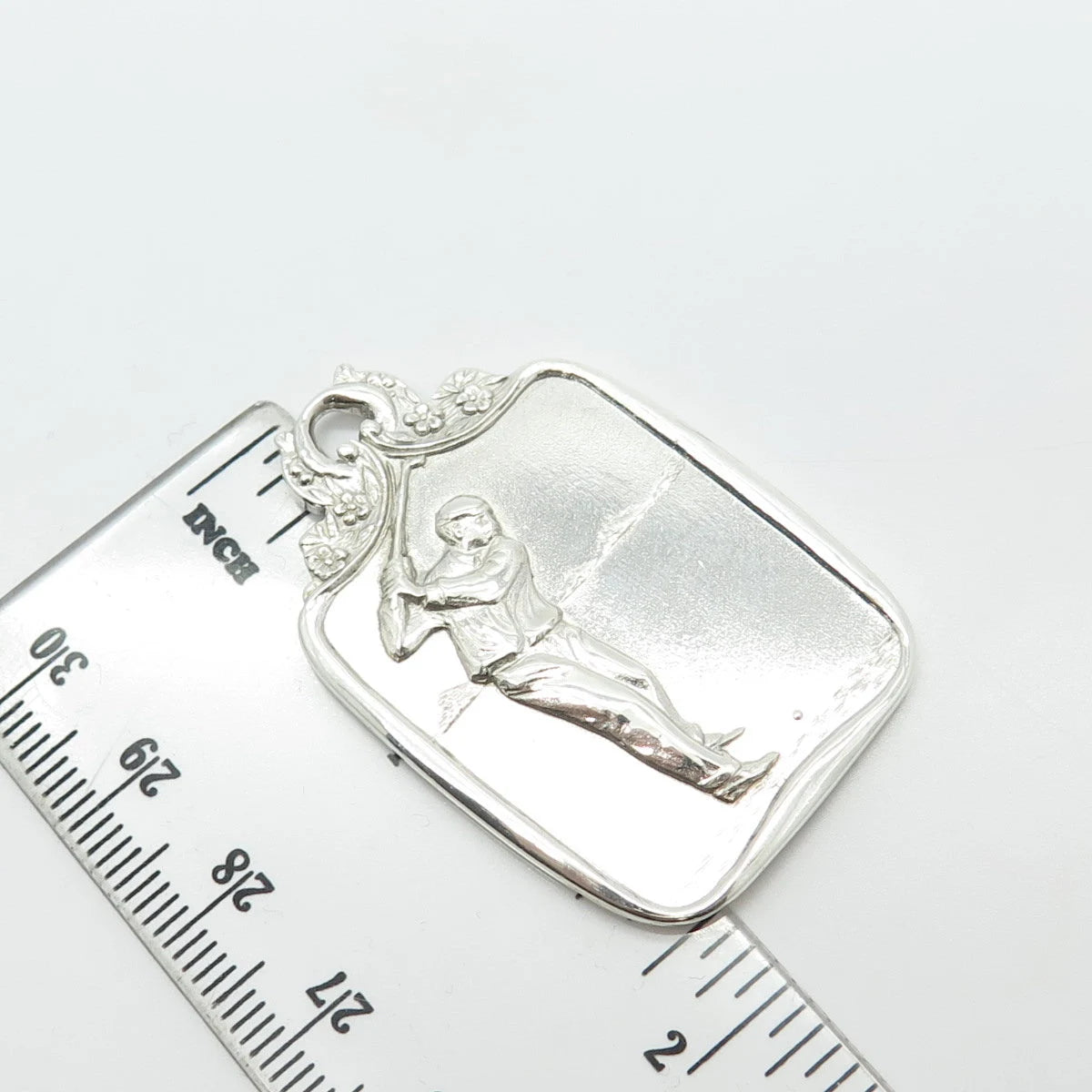 925 Sterling Silver Vintage Wendell & Co. Golfer Pendant