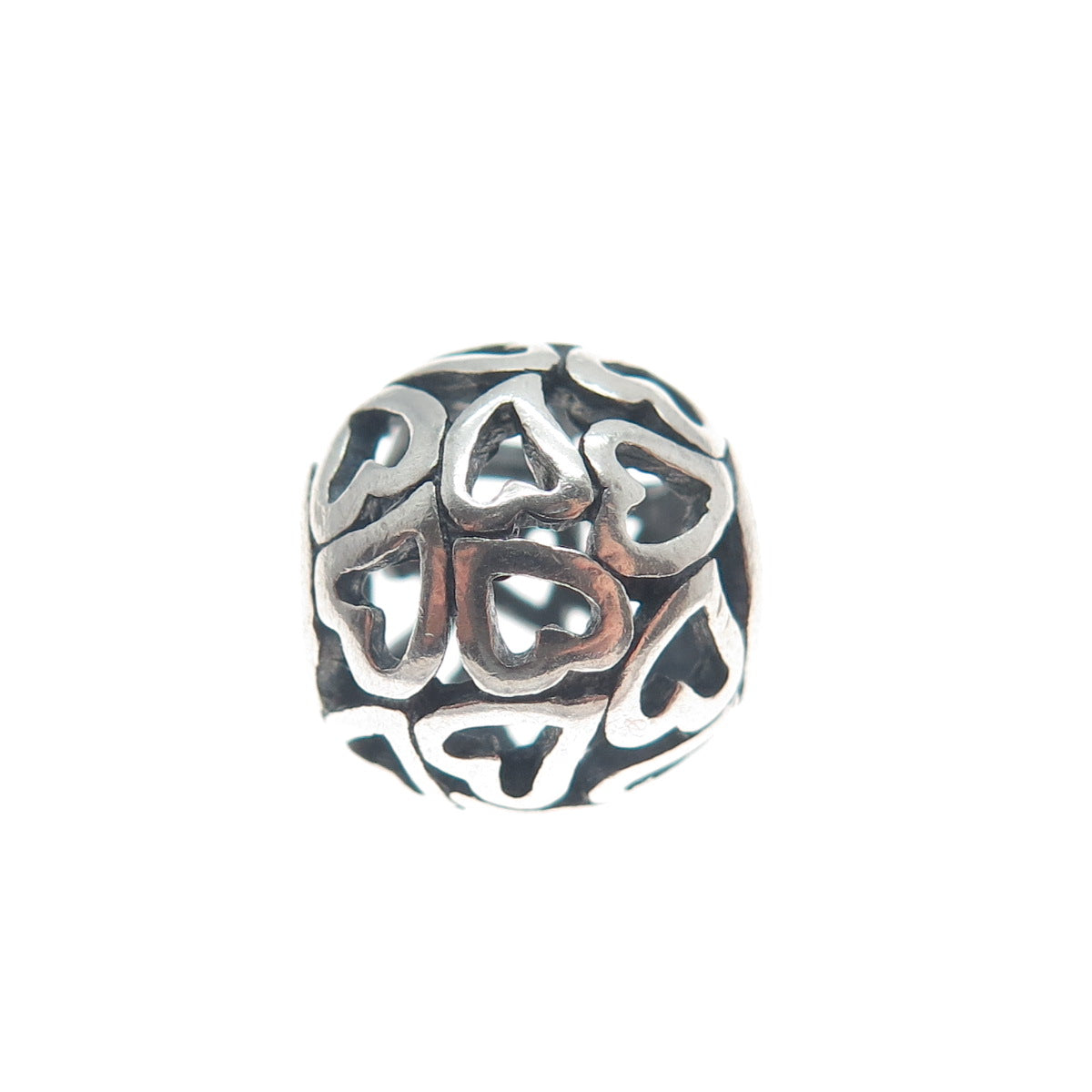 CHAMILIA 925 Sterling Silver Open Hearts Love Bead Charm