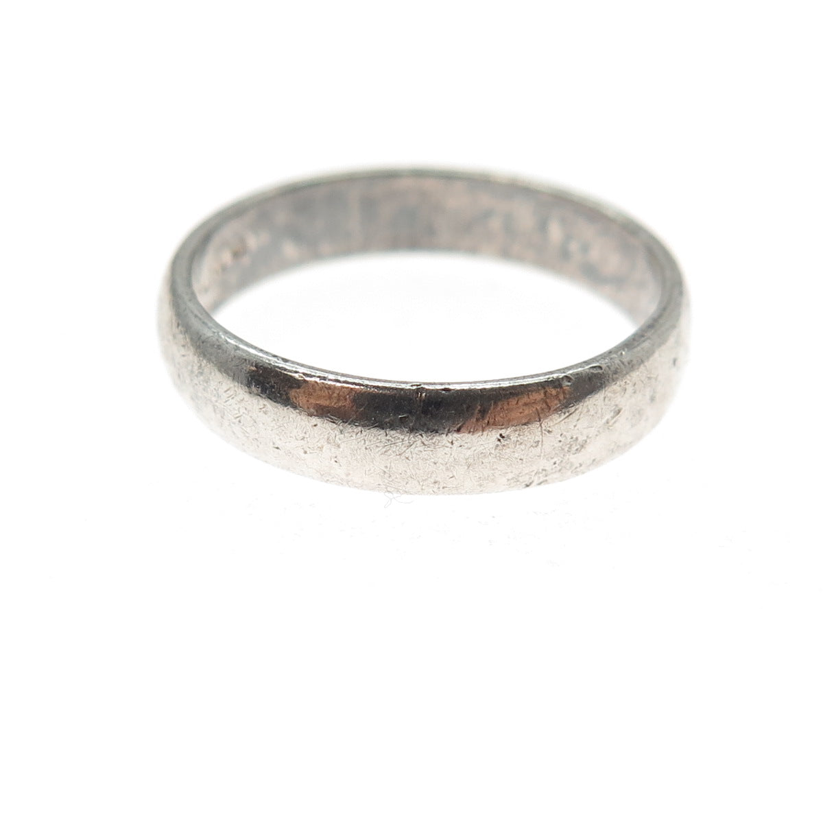 VARGAS 925 Sterling Silver Vintage Classic Wedding Band Ring Size 6