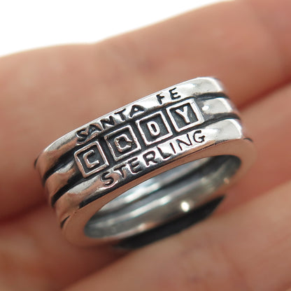 CODY Santa Fe 925 Sterling Silver Vintage Real Lapis Lazuli Ring Size 8.25