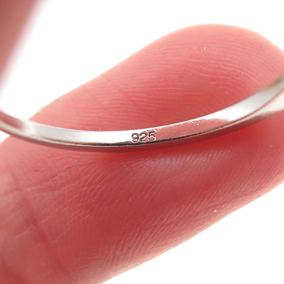925 Sterling Silver Round-Cut C Z Circle of Life Ring Size 9.25