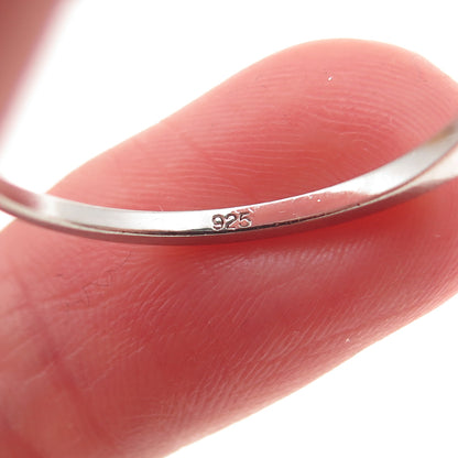 925 Sterling Silver Round-Cut C Z Circle of Life Ring Size 9.25